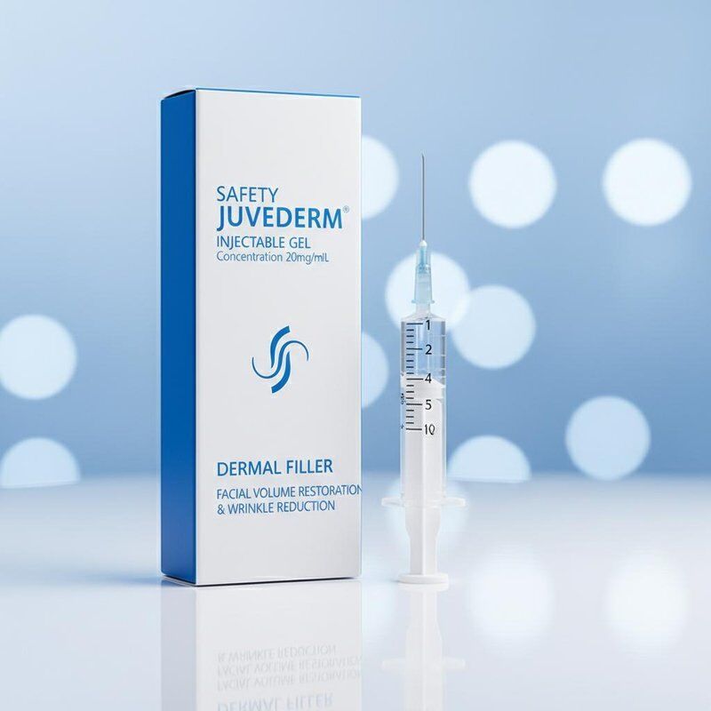 안전성 Juvederm 주사용 젤 농도 20mg Ml 주사용 피부 필러 얼굴 부피 회복 및 주름 감소