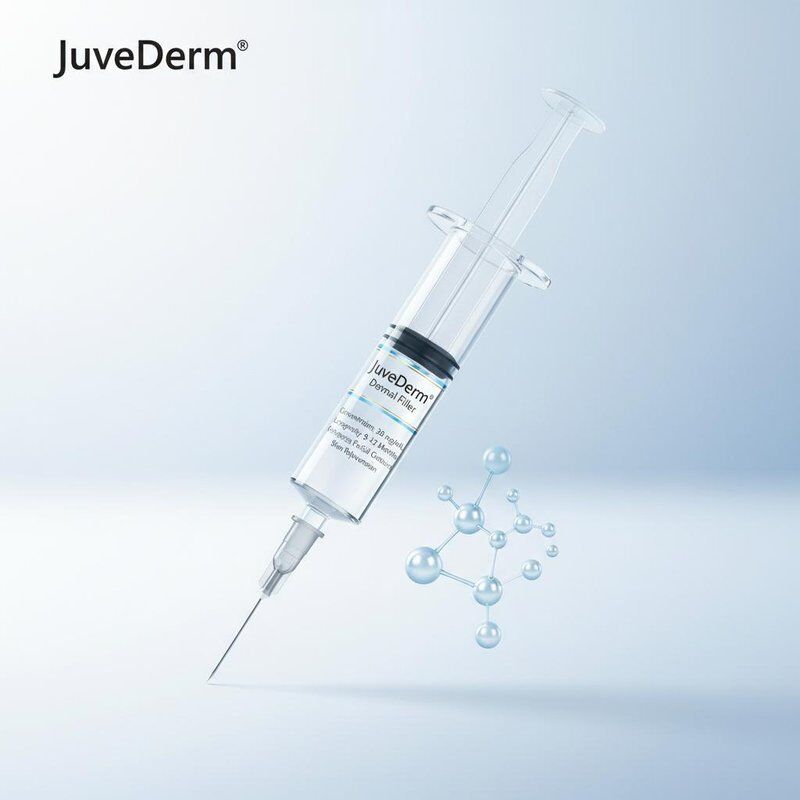 성형수술 유베르마 피부 필러 농도 20mgMl 수명 9-12 개월 얼굴 윤곽을 개선하고 피부 재생에 적합