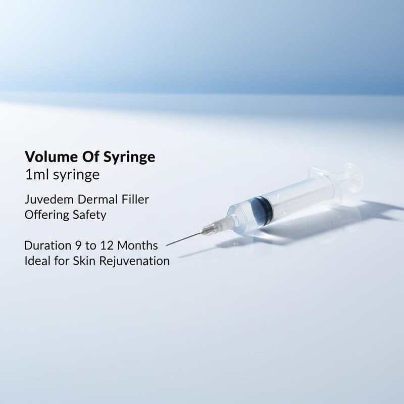 주사기의 부피 1ml 주사 Juvederm 피부 필러 안전 기간 9 ~ 12 개월 피부 재생에 이상적입니다