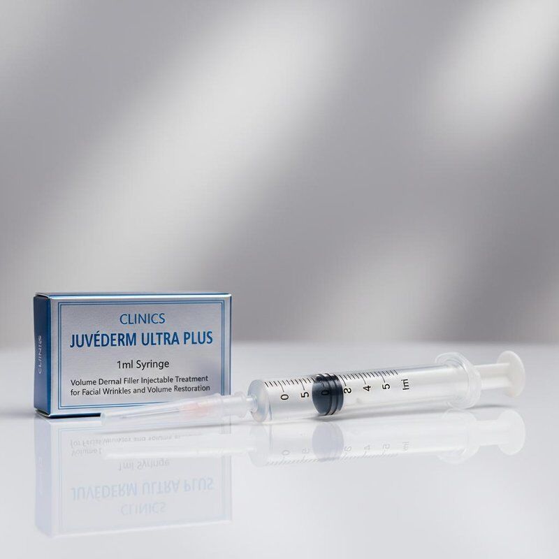 클리닉 Juvederm Ultra Plus 필러 1ml 주사기 부피 피부 필러 주사 얼굴 주름 치료 및 부피 회복