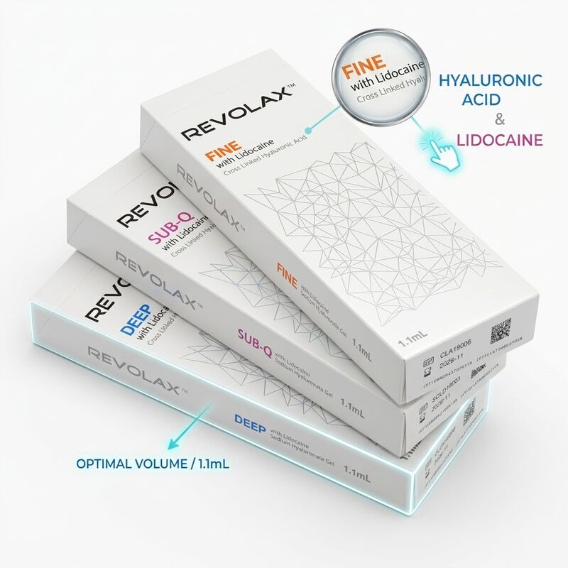 Revolax Deep Marionette Line Filler Monophasic Hyaluronic Acid Dermal Filler 1.1ml 입 구석 교정을 위해